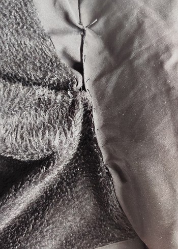 erkek Siyah Fermuarlı Kısa Kış Montu - Görsel 5