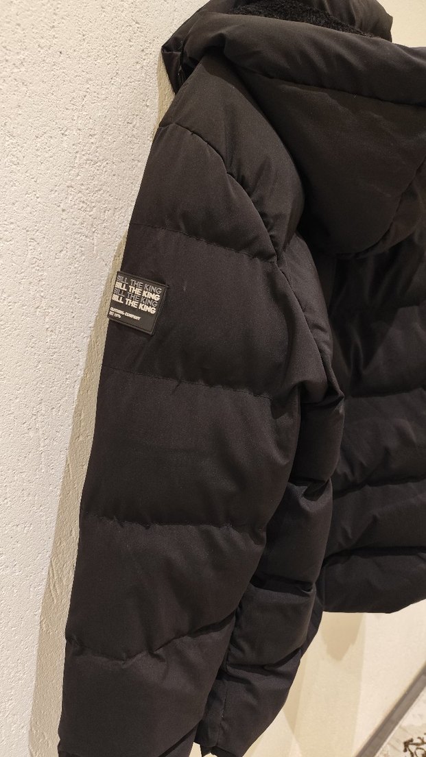 erkek Siyah Fermuarlı Kısa Kış Montu - Görsel 3