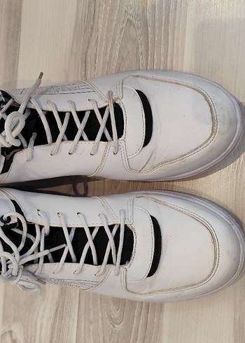 Yılan Desenli Beyaz Erkek Spor Ayakkabı - Görsel 4