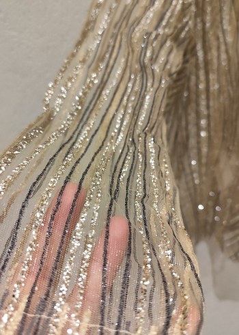 Dantel Detaylı Nakışlı Uzun Kollu Bluz - Görsel 4