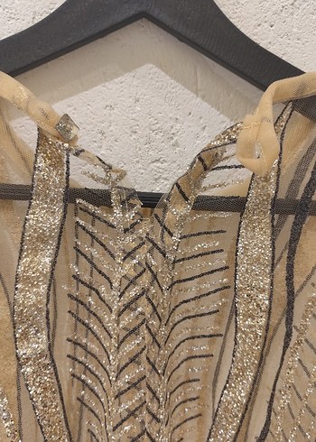 Dantel Detaylı Nakışlı Uzun Kollu Bluz - Görsel 3