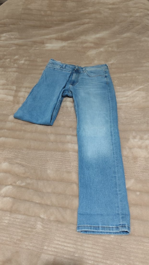 Erkek Denim Regular Fit Midi Jean - Görsel 5