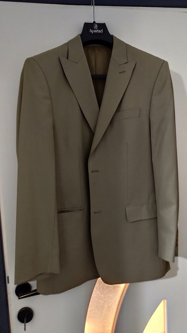 Bej Modern Klasik Erkek  ceket - Görsel 3