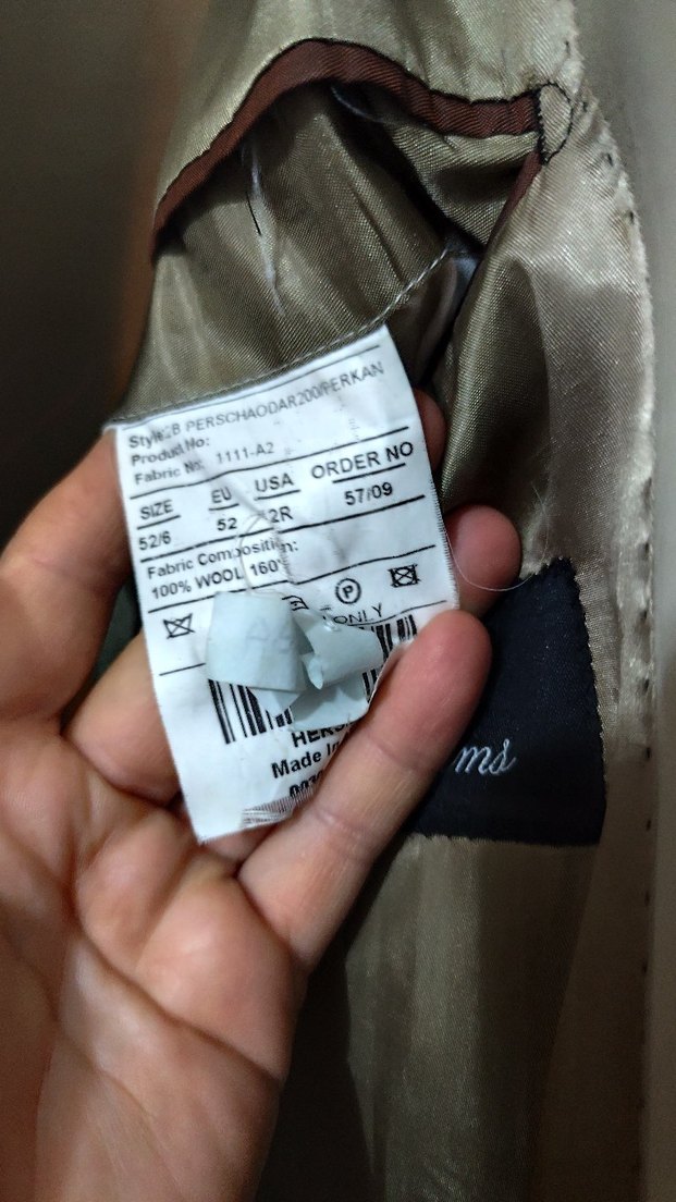 Bej Modern Klasik Erkek  ceket - Görsel 4