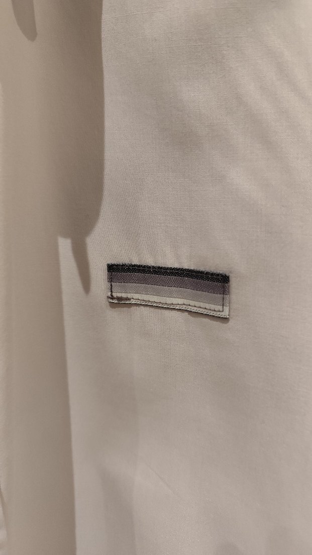 Düğmeli  açık  giri Keten  erkek Gömlek - Görsel 2