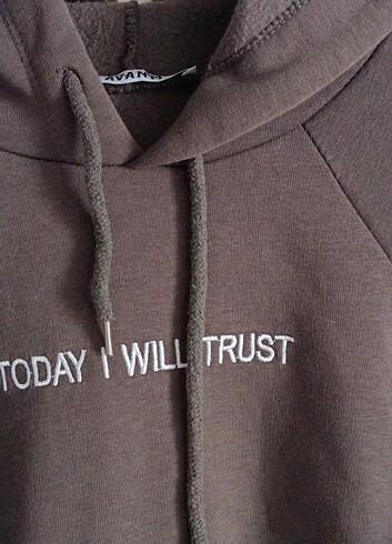 m Beden gri Renk Pamuklu sweatshirt 