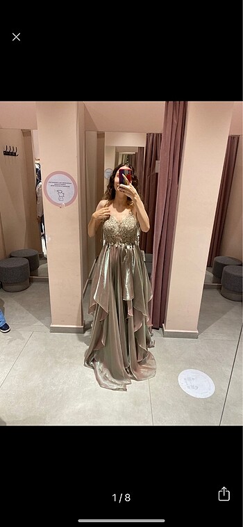 Tiara katmanlı döküm abiye