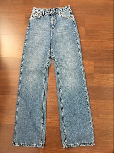 Trendyol 34 beden mavi kot pantalon