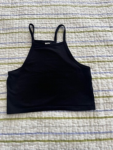 H&M H&M crop üst siyah renk xs beden