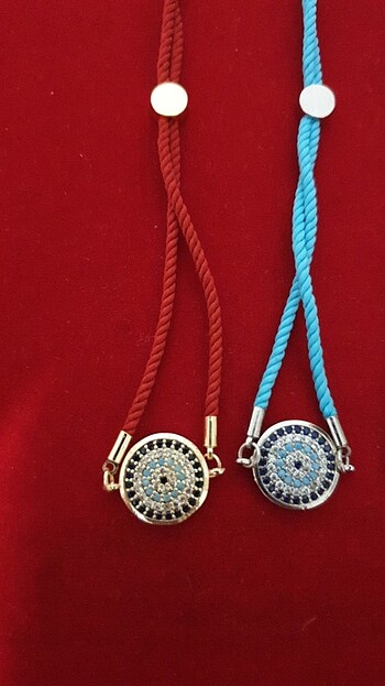 Nazar boncuklu ipli bileklik - Görsel 2