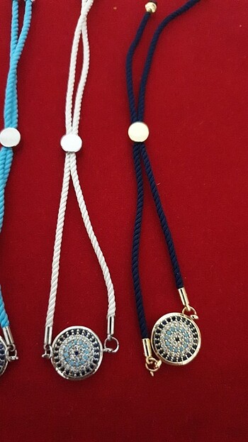 Nazar boncuklu ipli bileklik - Görsel 3