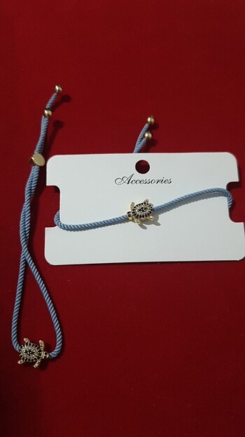 Taşlı ipli bileklik - Görsel 2