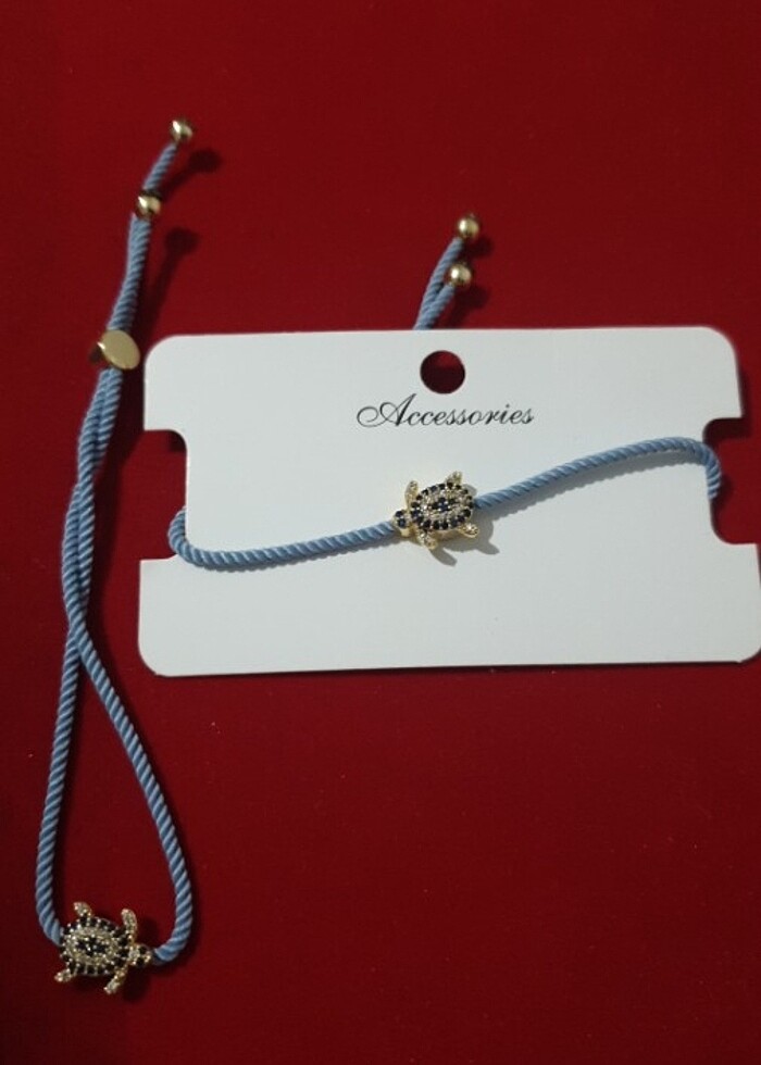 Taşlı ipli bileklik - Görsel 2