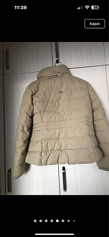 Zara kürklü mont - Görsel 5