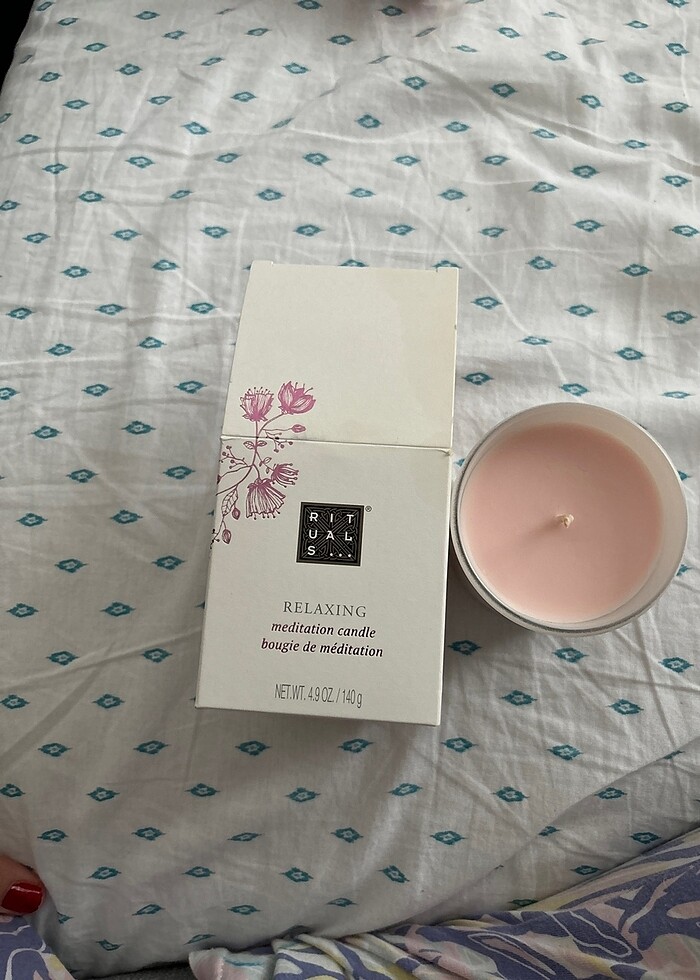 Sakura çiçek kokulu mum - Görsel 3