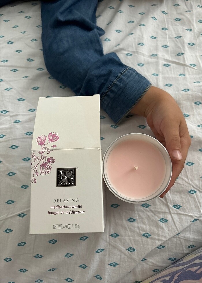 Sakura çiçek kokulu mum - Görsel 4