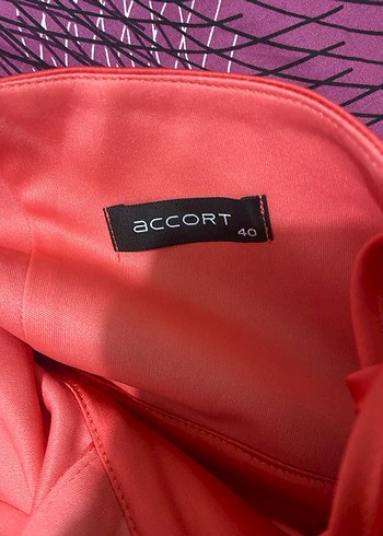 Pembe Uzun Drapeli V Yaka Abiye Elbise - Görsel 4