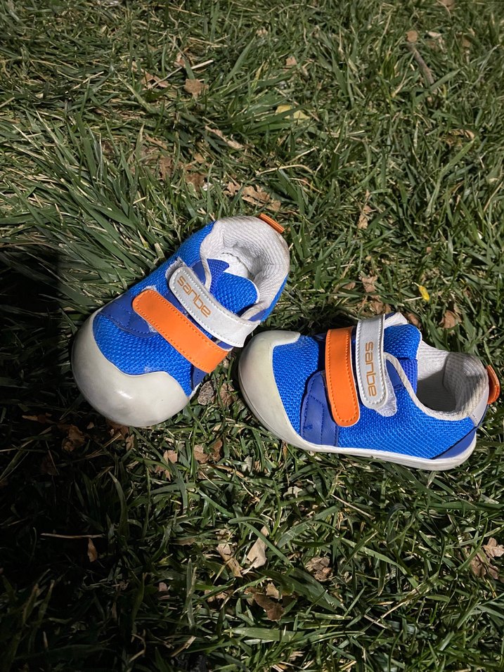 Erkek Çocuk Renkli Spor Ayakkabı Velcro - Görsel 2