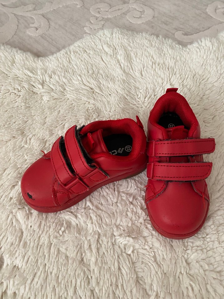 Kırmızı Erkek Çocuk Spor Ayakkabısı - Görsel 2