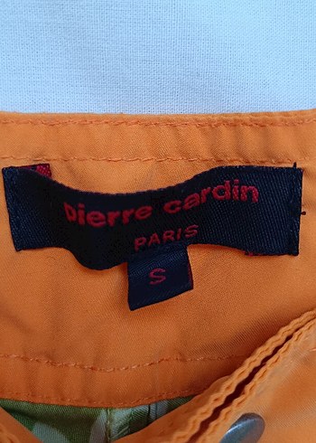 Pierre Cardin Turuncu Kemerli Yeşil Çiçek Desenli Erkek cocuk Mayo