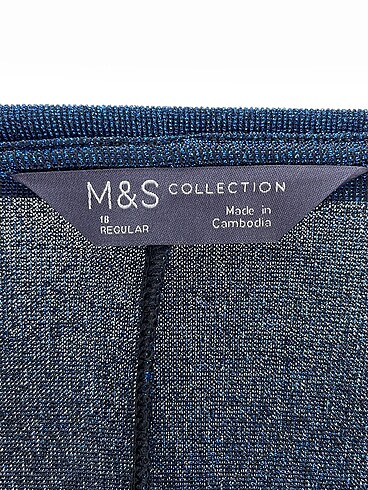 46 Beden lacivert Renk Marks & Spencer Bluz %70 İndirimli.