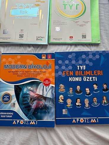 Apotemi Modern biyoloji ve Tyt fen bilimleri sıfır set
