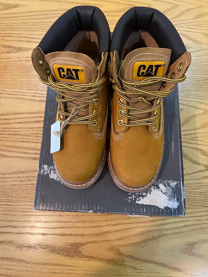 Sarı Süet Cat kadın Bot/kutulu %100 orjinal- fırsat ürün - Görsel 3