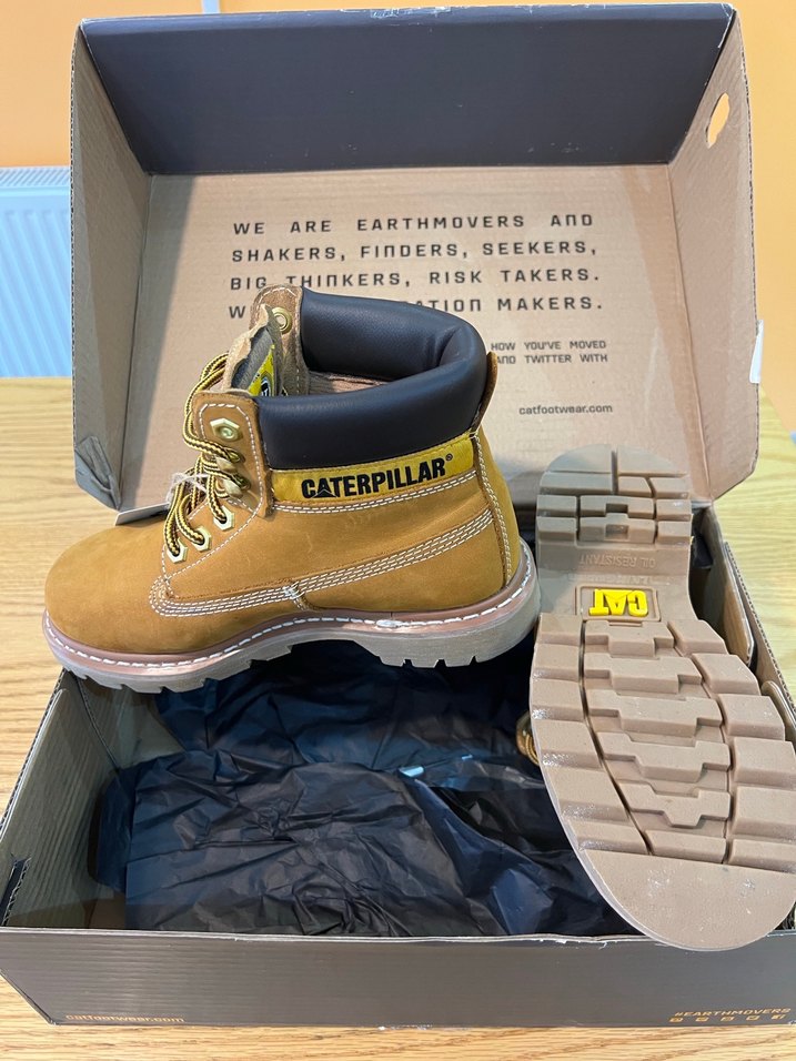 Sarı Süet Cat kadın Bot/kutulu %100 orjinal- fırsat ürün - Görsel 2