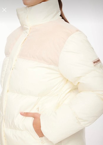 Dıscovery ekru-bej Kadın Kışlık Mont - Görsel 3