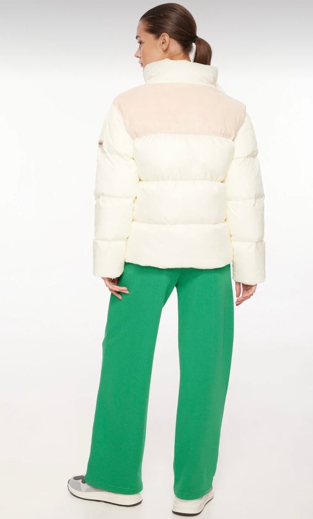 Dıscovery ekru-bej Kadın Kışlık Mont - Görsel 4