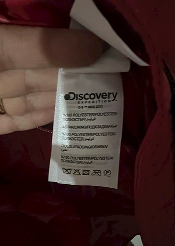 Dıscovery Kadın Kırmızı Parlak Midi Kış Montu - Görsel 7