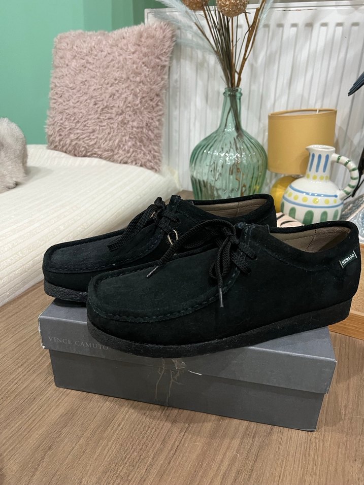 Sebago Siyah Erkek Süet Klasik Ayakkabı - Görsel 2