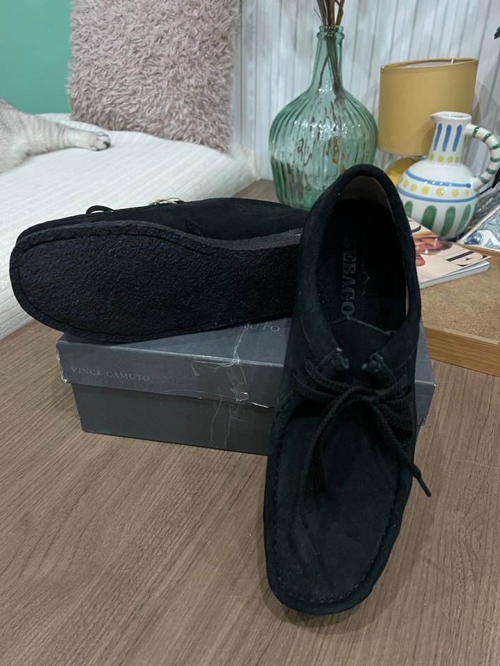 Sebago Siyah Erkek Süet Klasik Ayakkabı - Görsel 3