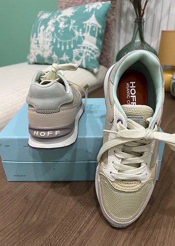 Bej HOFF deri , baskı tabalı Kadın Spor Ayakkabı - Görsel 2