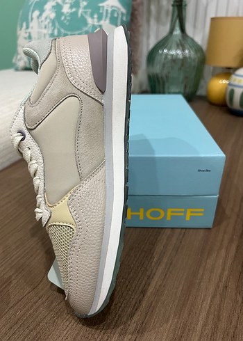 Bej HOFF deri , baskı tabalı Kadın Spor Ayakkabı - Görsel 5