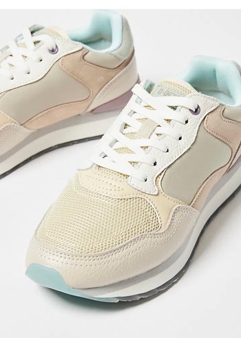 Bej HOFF deri , baskı tabalı Kadın Spor Ayakkabı - Görsel 8