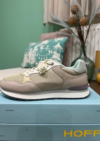 Bej HOFF deri , baskı tabalı Kadın Spor Ayakkabı - Görsel 4