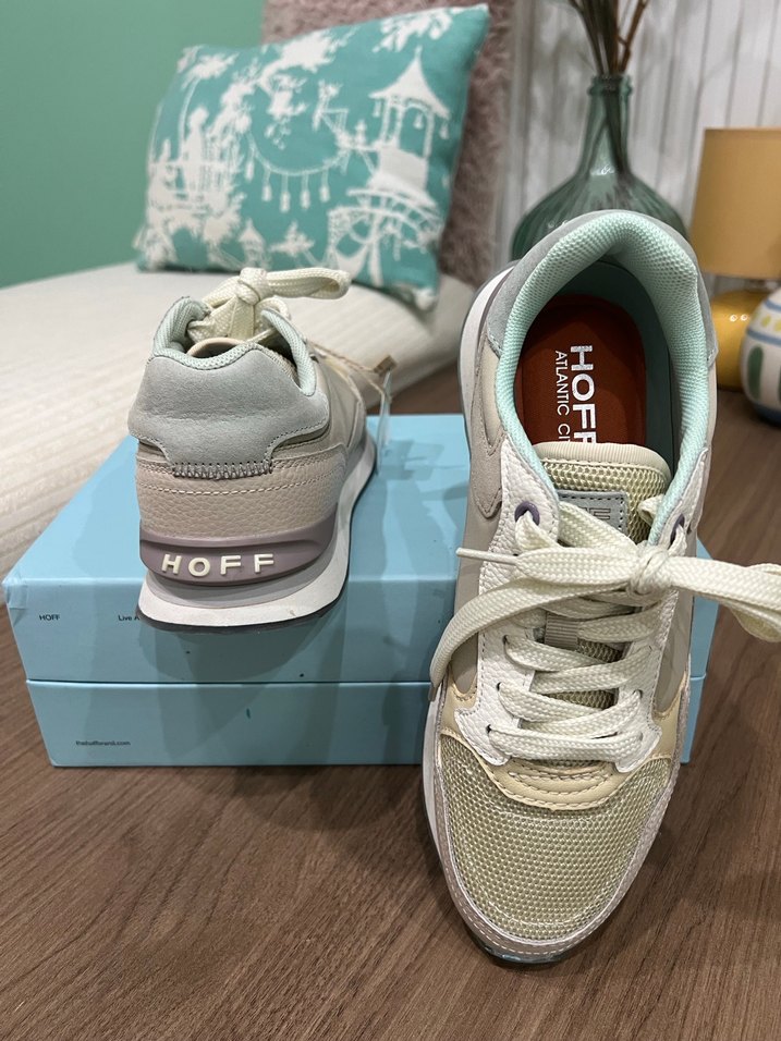 Bej HOFF deri , baskı tabalı Kadın Spor Ayakkabı - Görsel 2