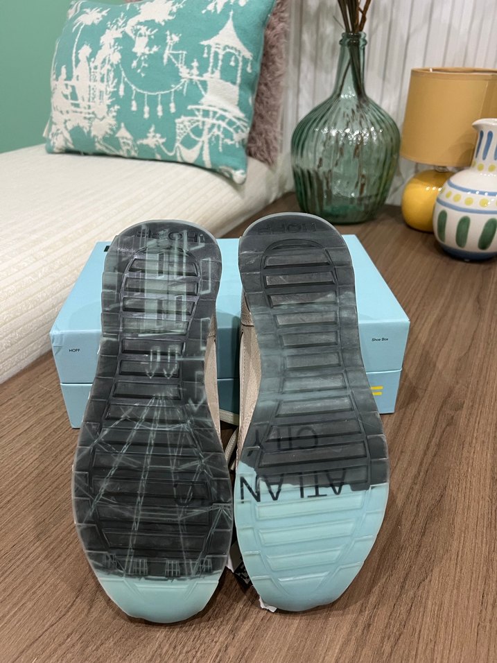 Bej HOFF deri , baskı tabalı Kadın Spor Ayakkabı - Görsel 3