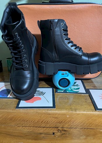 Zara Siyah Erkek  Bot - Görsel 5