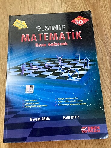 9.sınıf konu anlatımı matematik kitabı