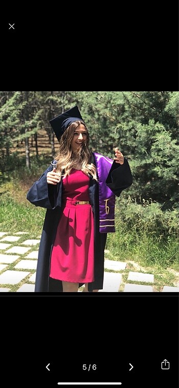 s Beden pembe Renk Fuşya elbise