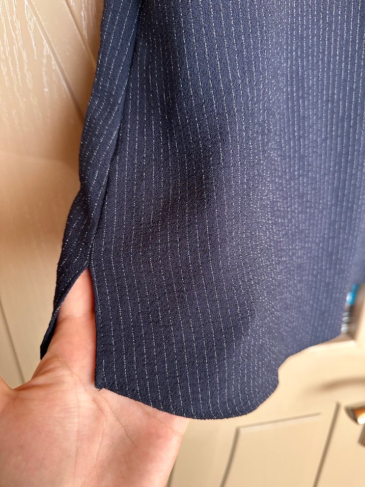 Adil Işık Lacivert Bluz - Görsel 2