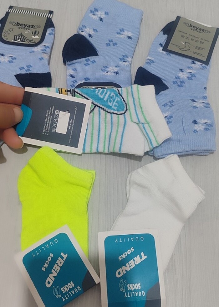 Erkek çocuk çorap 3/4 yaş uyumlu  - Görsel 5