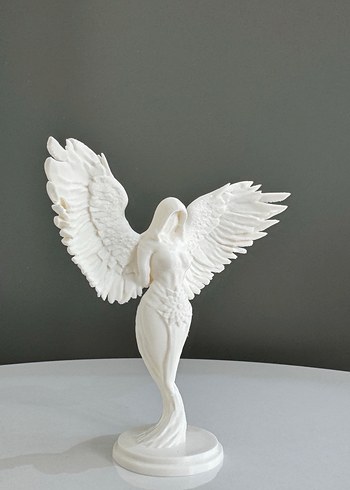 Beyaz Kanatlı Melek Biblo - Görsel 2