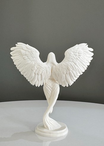 Beyaz Kanatlı Melek Biblo - Görsel 4