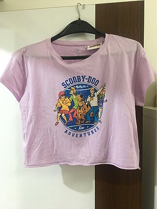 Scooby Doo Bandrollü Crop Top