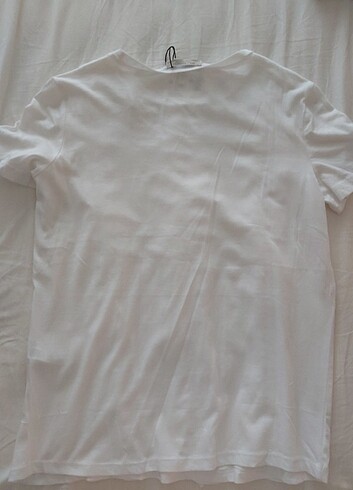 s Beden beyaz Renk Zara beyaz tişört etiketli