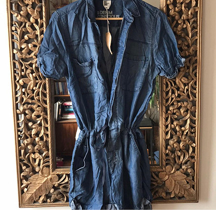 H&M Yeni & Etiketli - Denim Tulum 