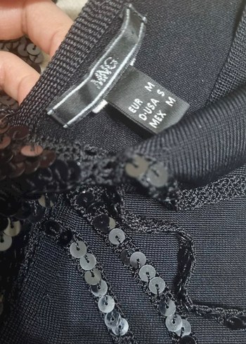 Kaburga detaylı pullu askılı triko bluz - Görsel 5